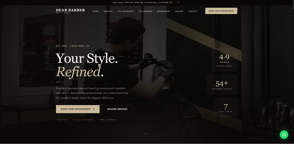 Dear Barber Gent's Salon